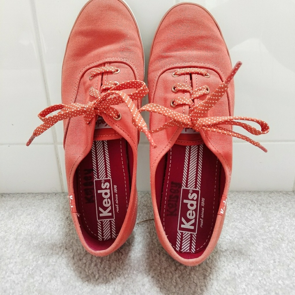 Burnt orange Keds
